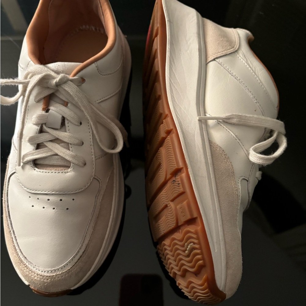 White Leather Sneakers